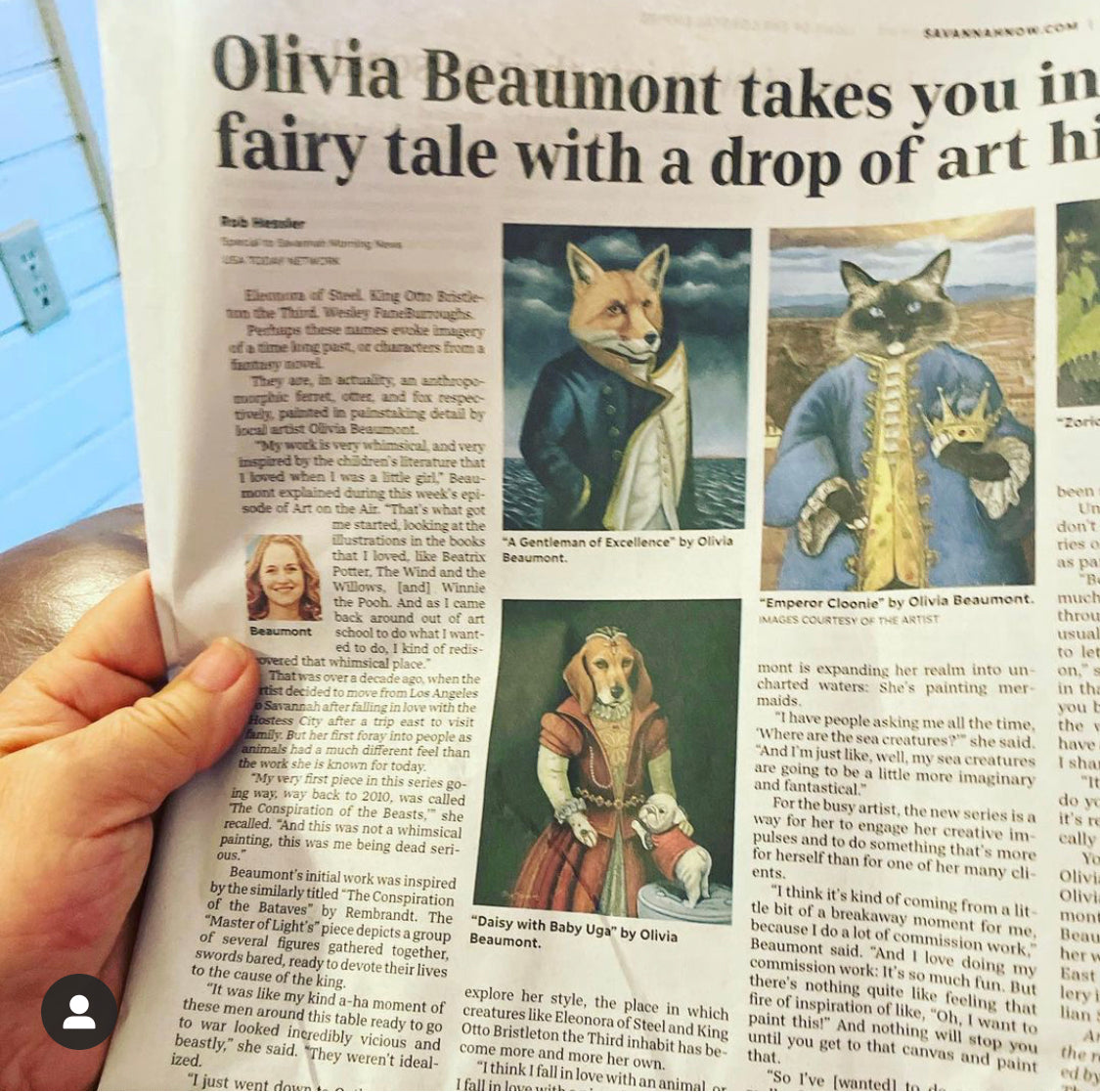 Newspaper and Radio Interview