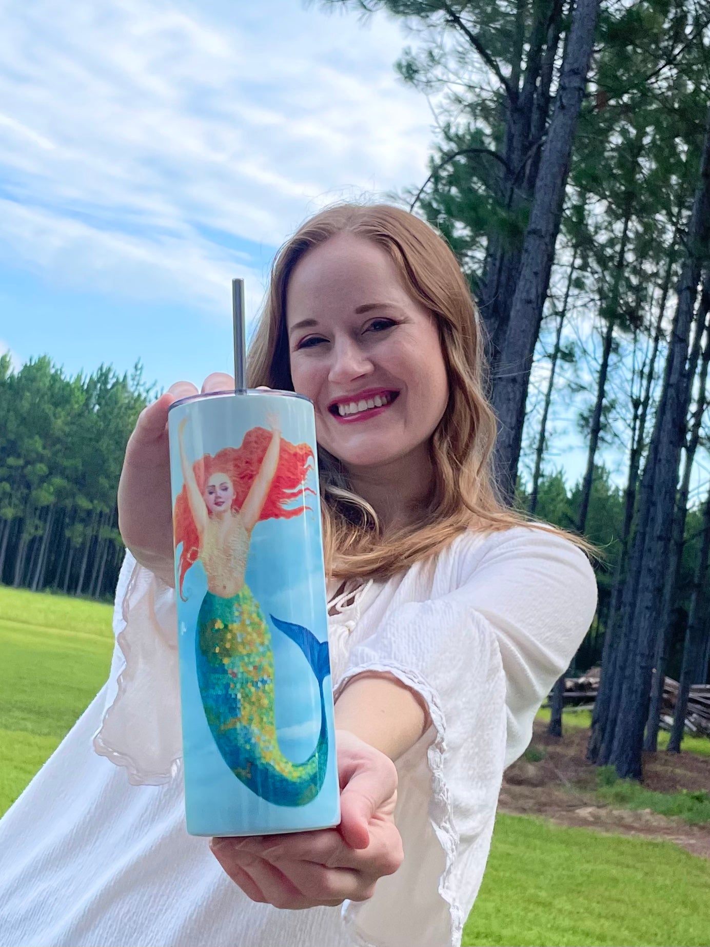 Limited Edition Mermaid Tumbler in Collaboration with Moss & Marsh