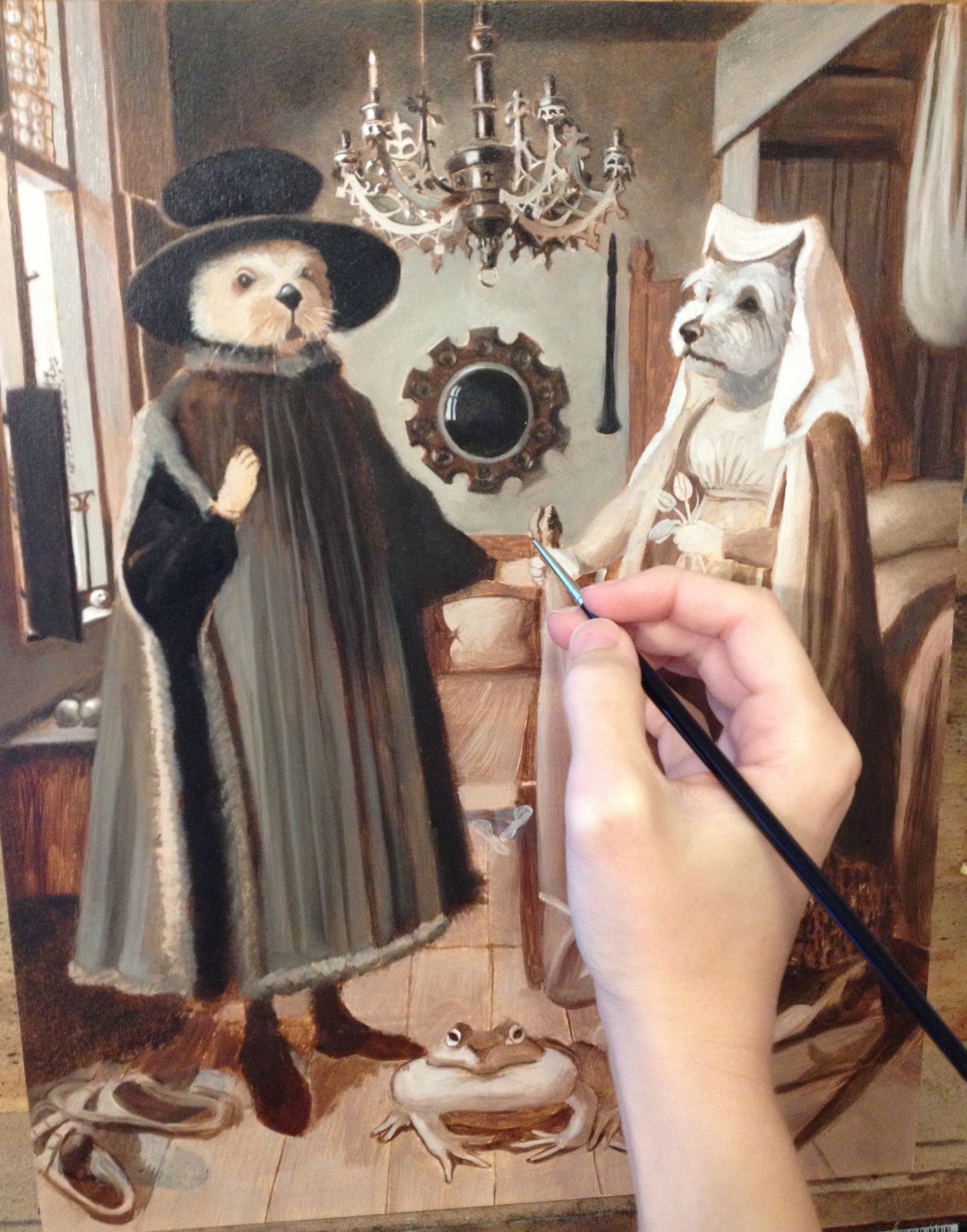 Underpainting demonstration