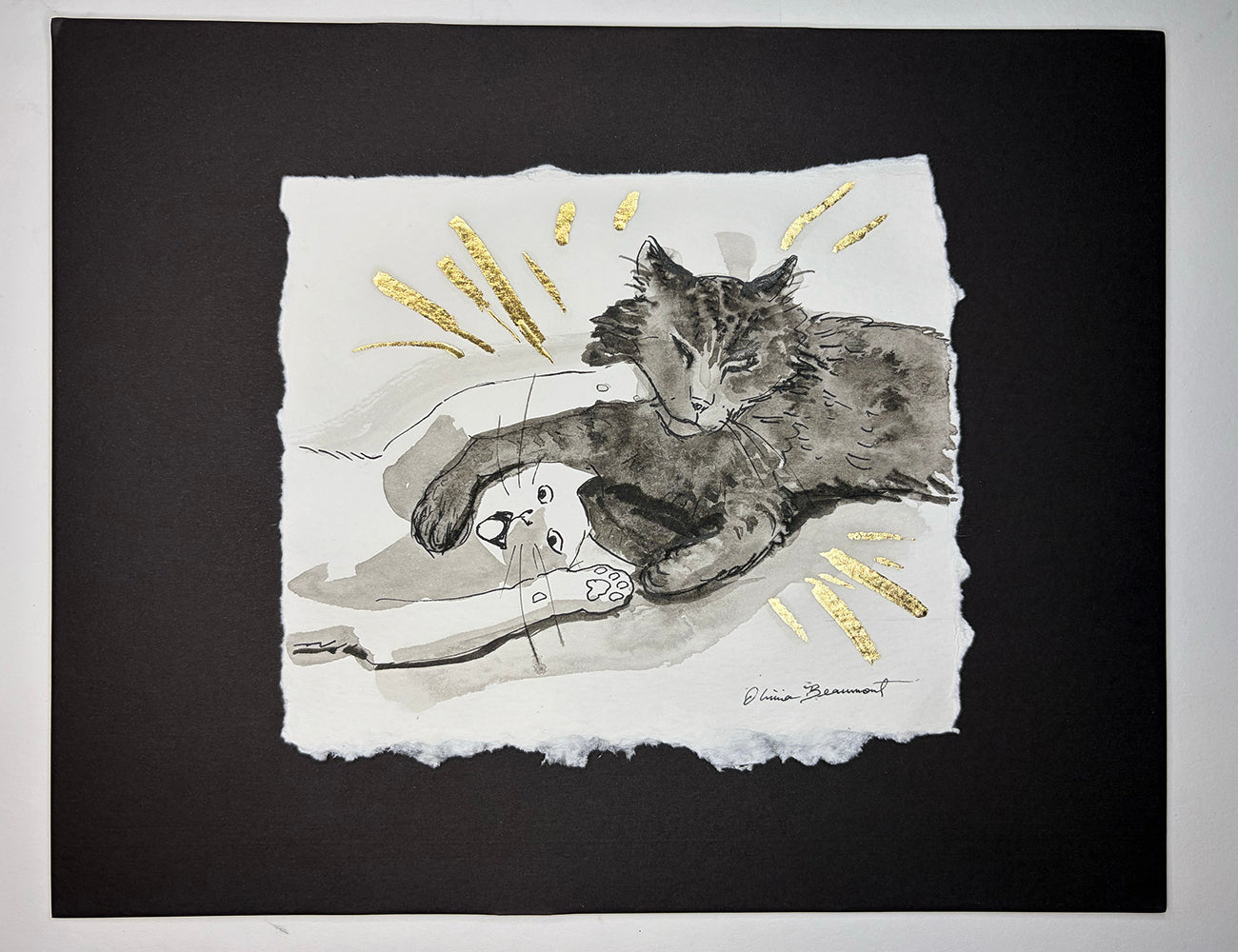 AHHH!- original ink drawing