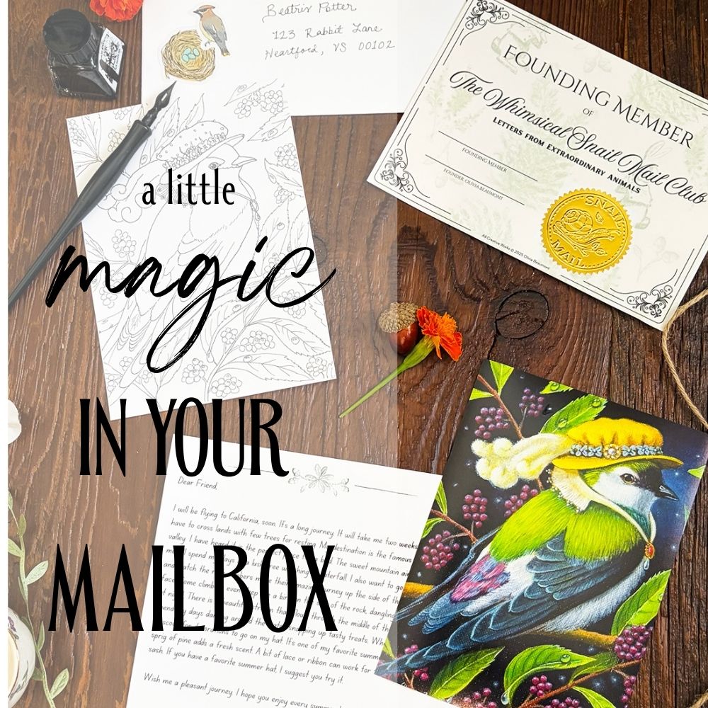 Whimsical Snail Mail Club: Letters from Extraordinary Animals