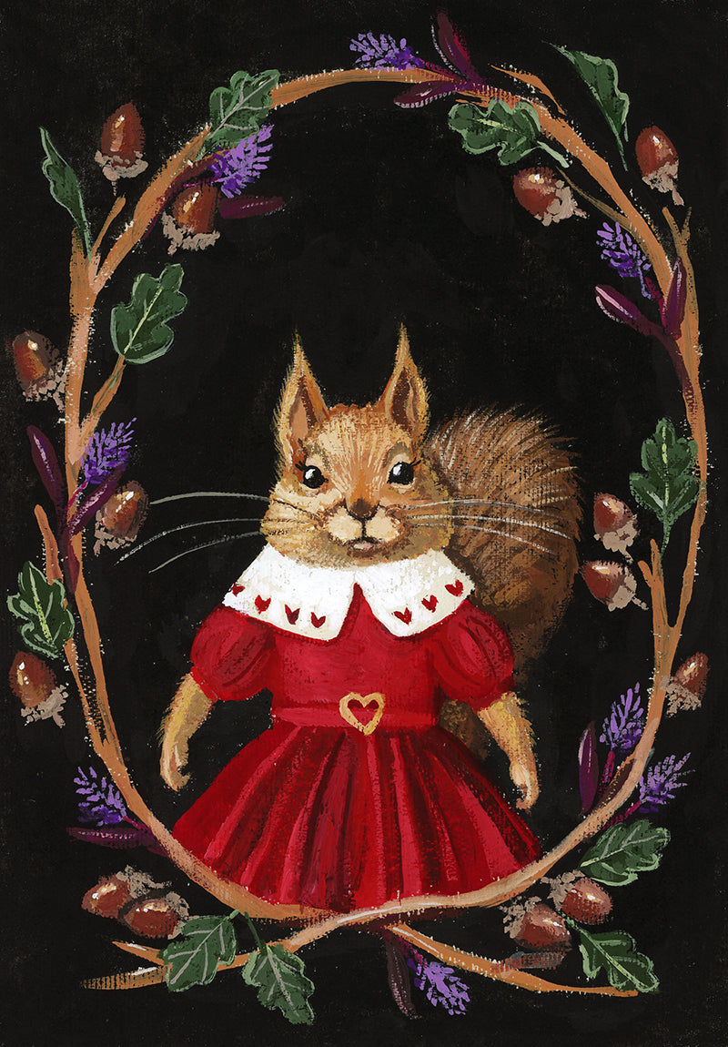 Annie Oakey - squirrel print