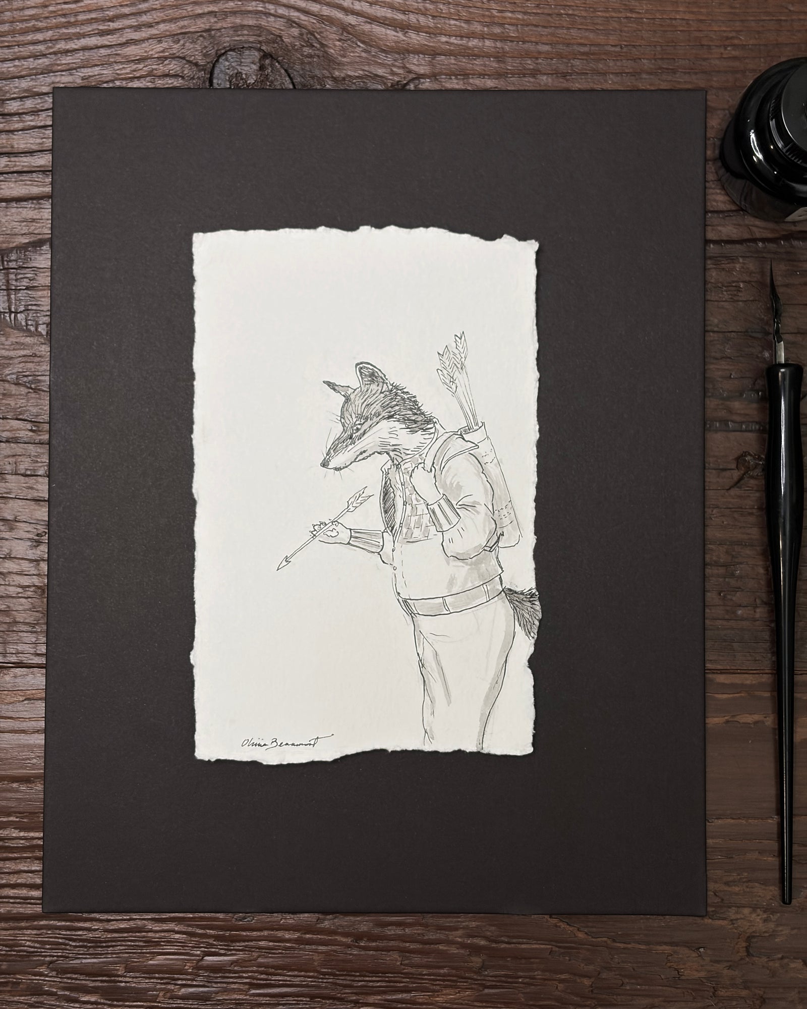 Archer Solson - Original Ink Drawing