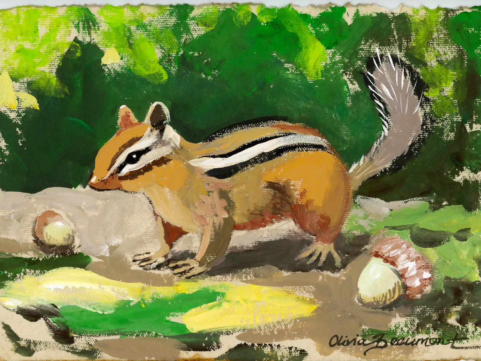 Chippy Business - chipmunk print