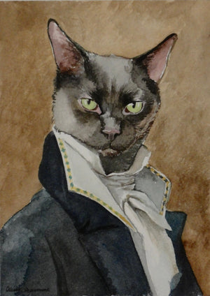 The Lord or Lady Portrait - Custom pet portrait from photo (with costume or theme)