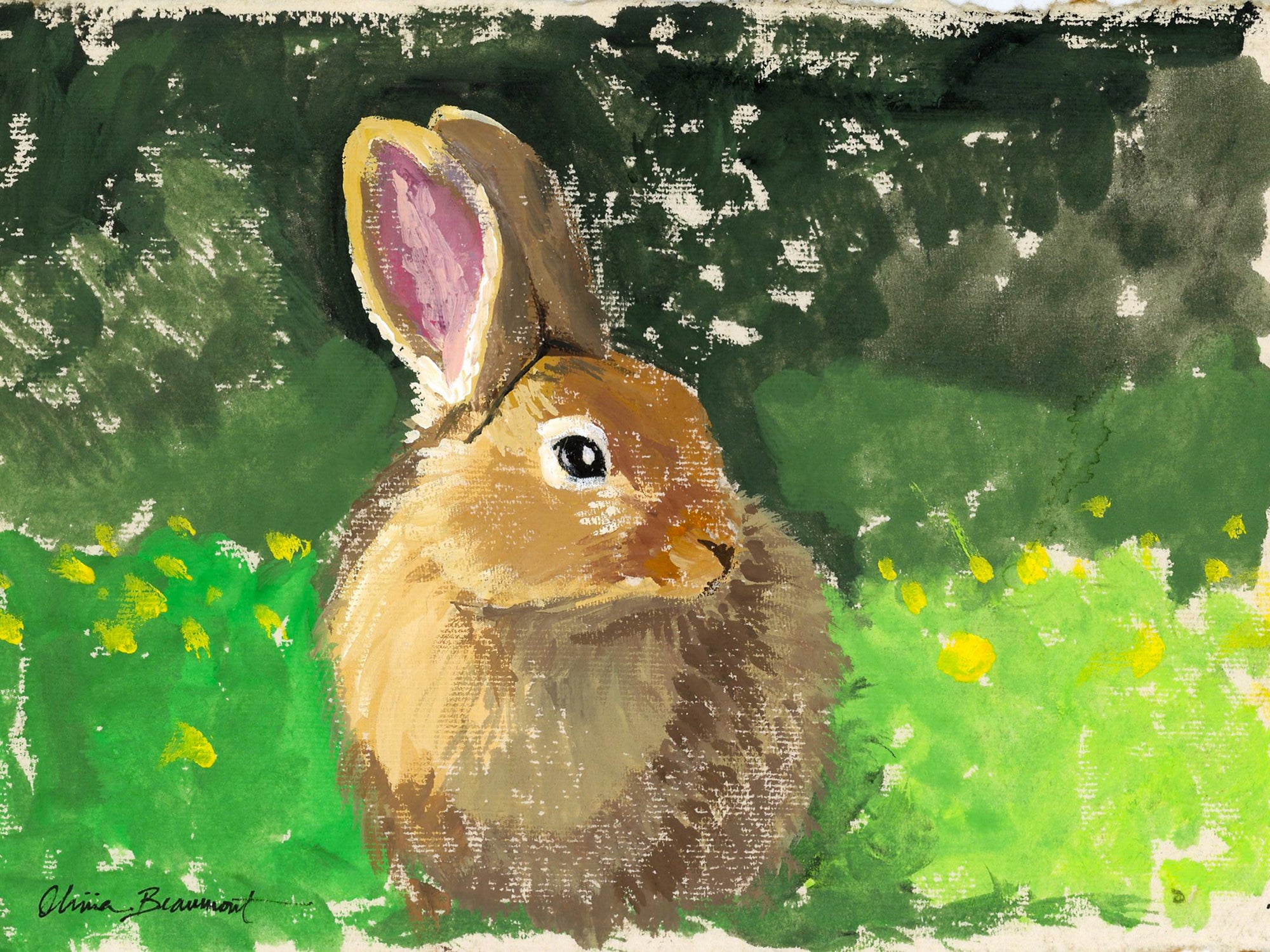 Fairytale Meadow - bunny print