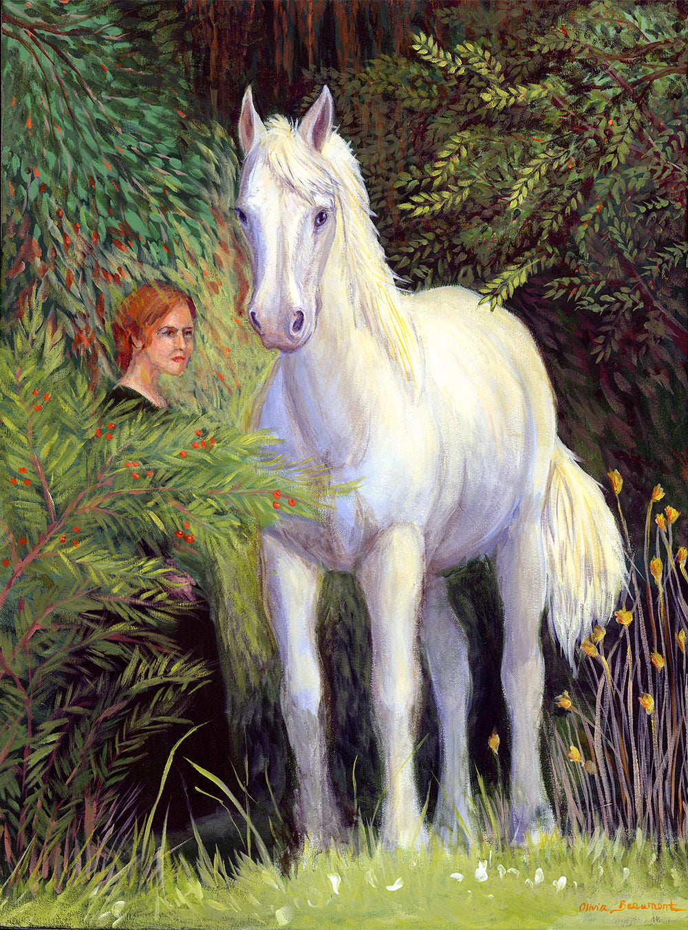 June Stroll - Large Acrylic Painting Original