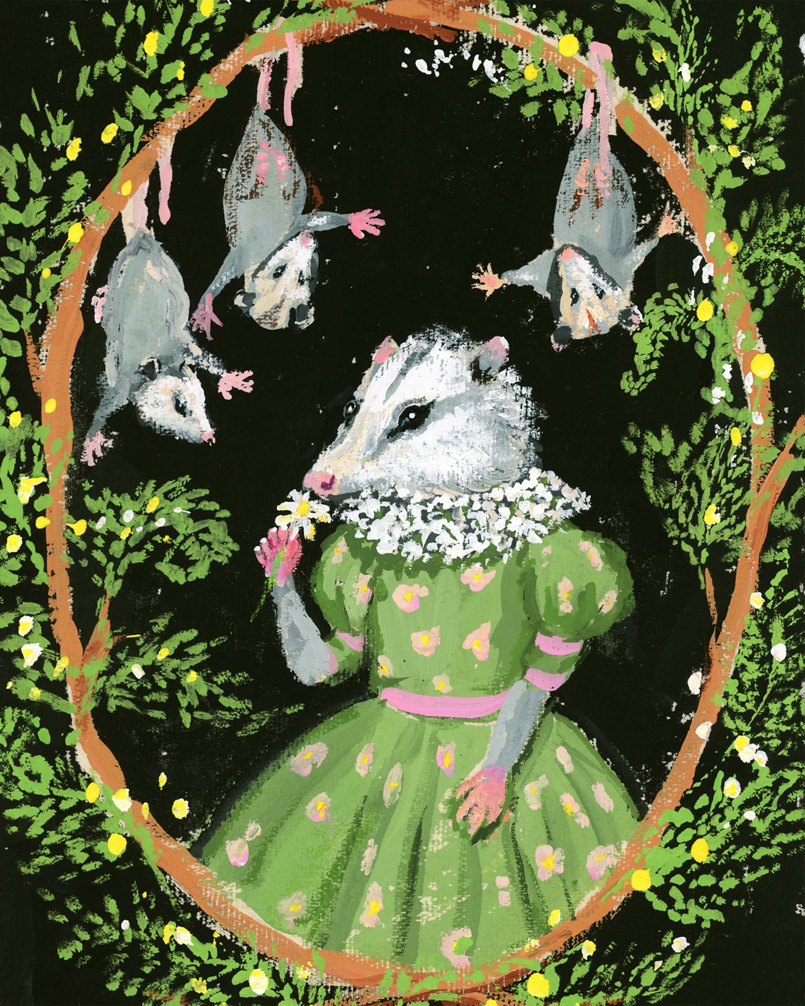 Opossum print - Mama Sage