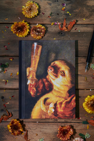 Hardcover Journal Matte - Naming the Brew (sloth)