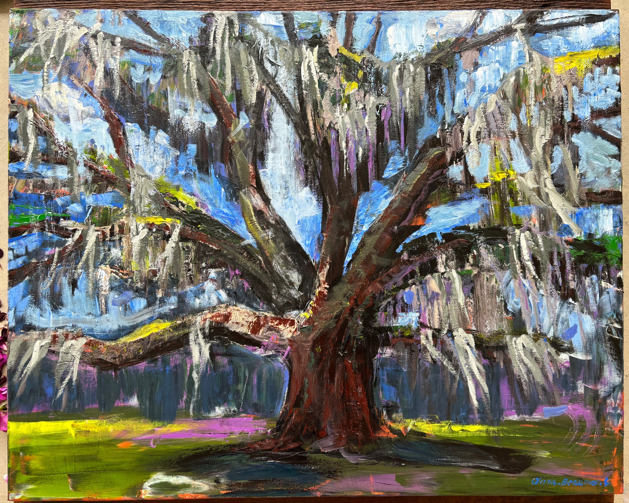 Whitehall Oak, Savannah - original acrylic painting