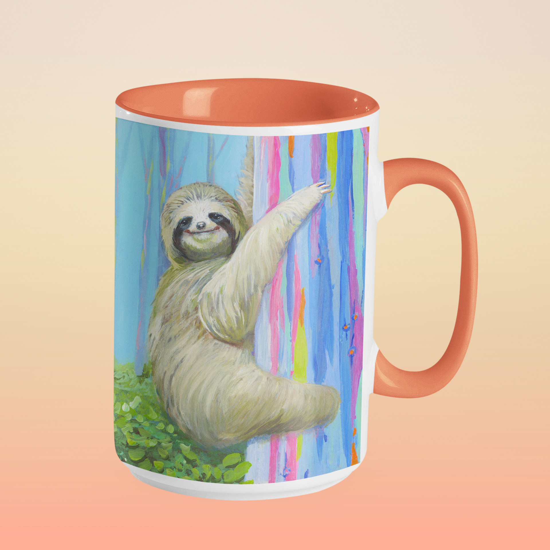 Sloth “Slow Ride” Ceramic Mug