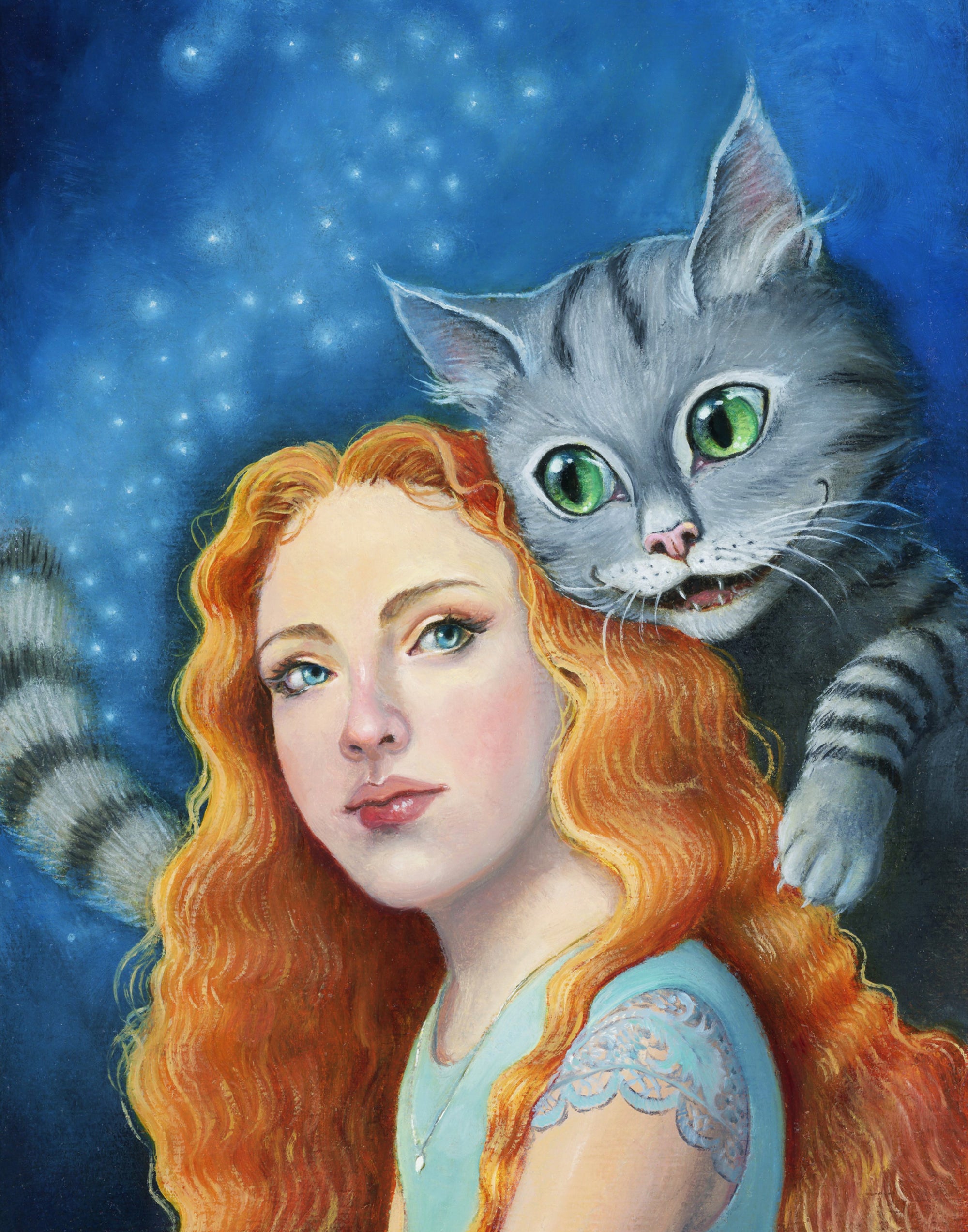 Alice and Cheshire Cat - prints