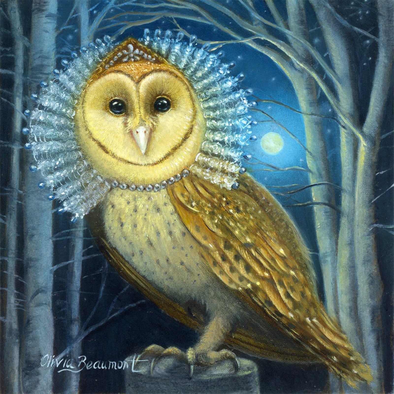 Amoret - barn owl prints