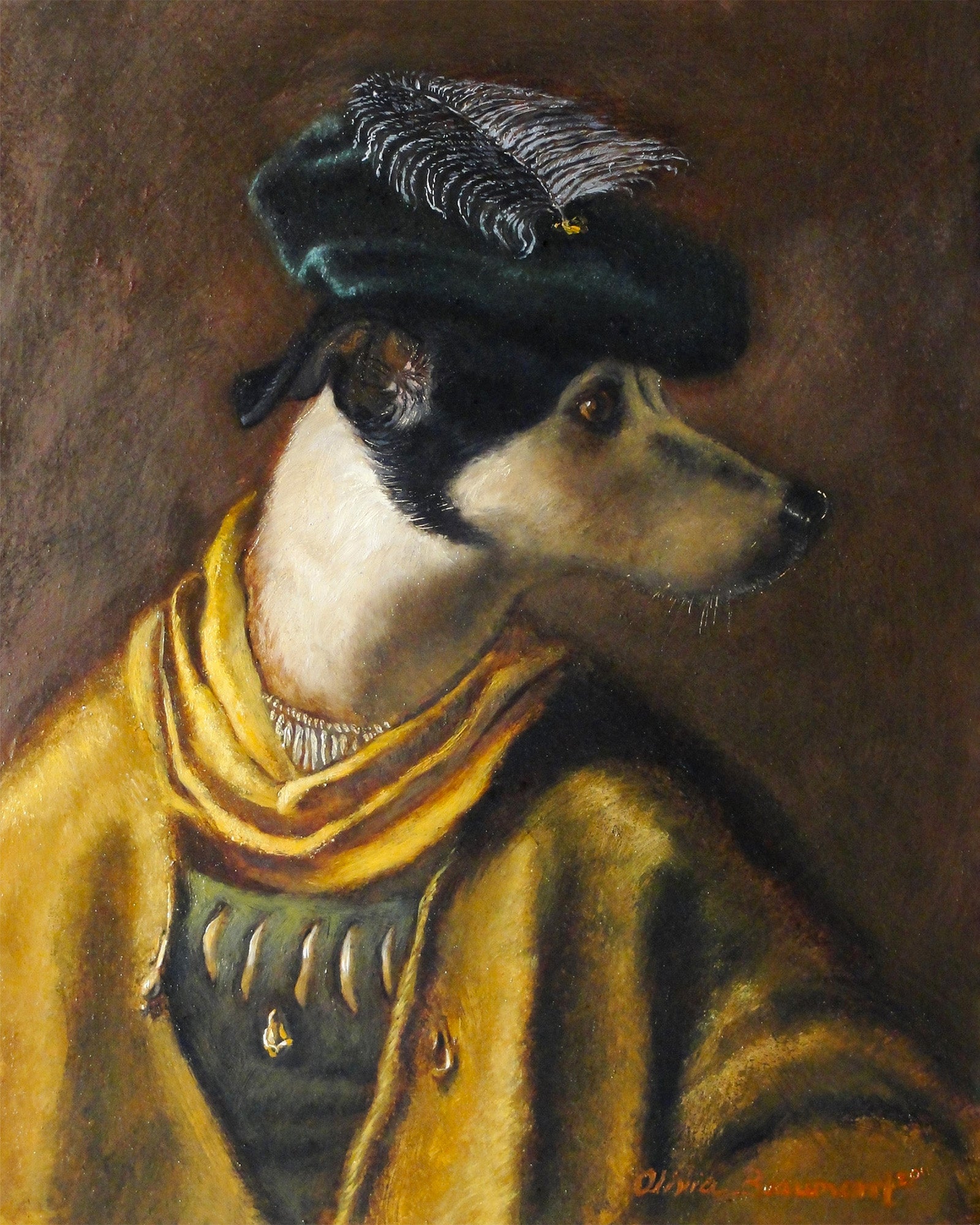 Baron von Flapenheimer - jack Russell terrier print