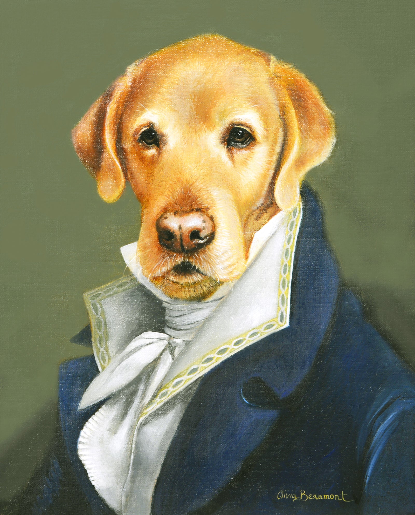 Dapper Boy - golden lab prints