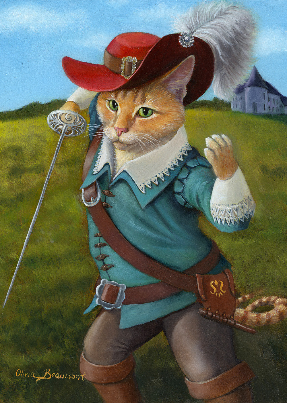 Ginger Snaps - cat prints