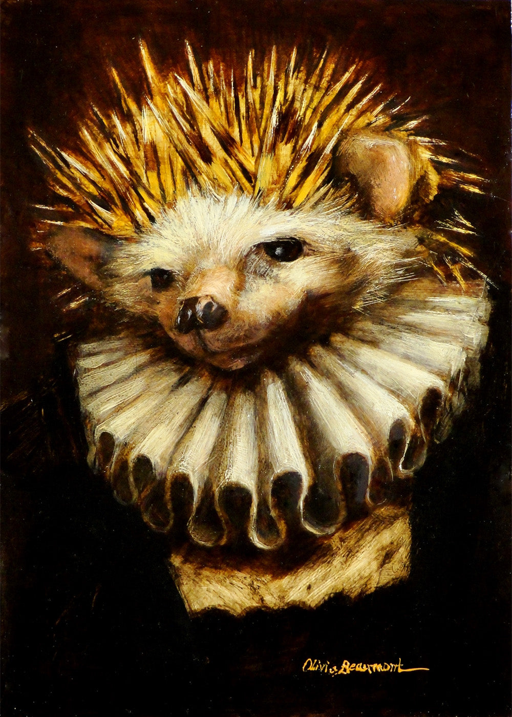 Jan Lievens - hedgehog prints