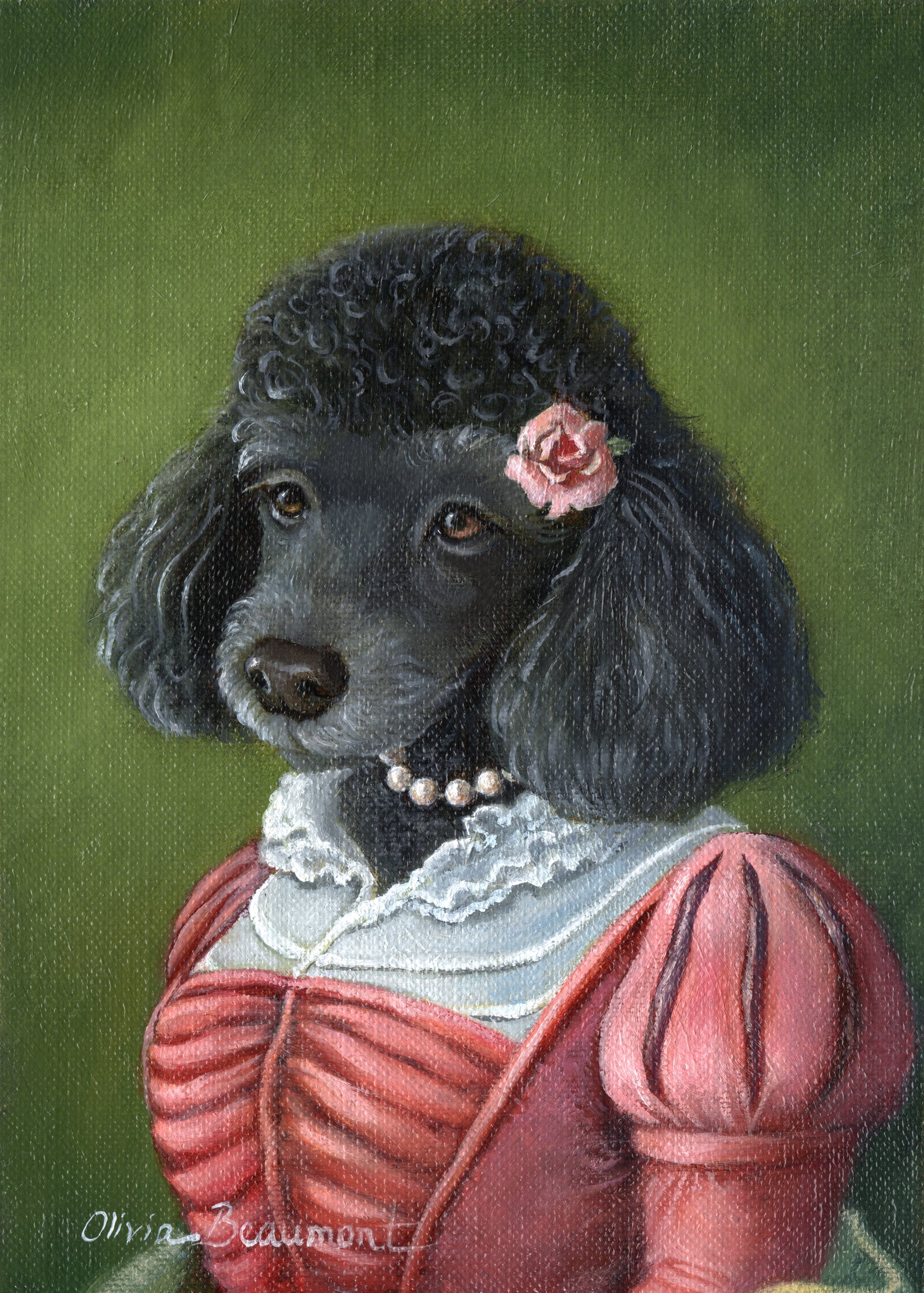 Lily Rose - poodle prints