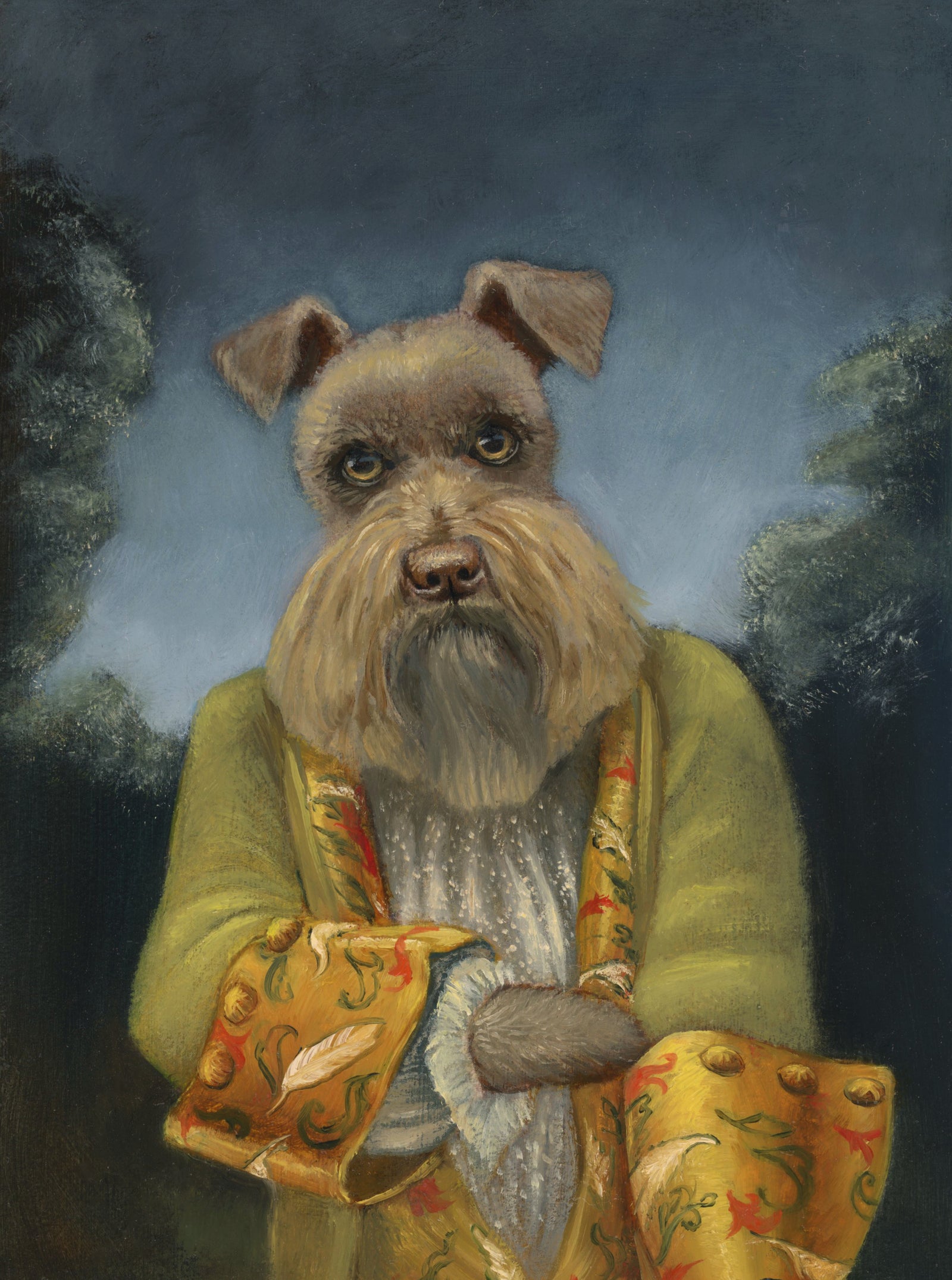 Mr. Gunnar - schnauzer print