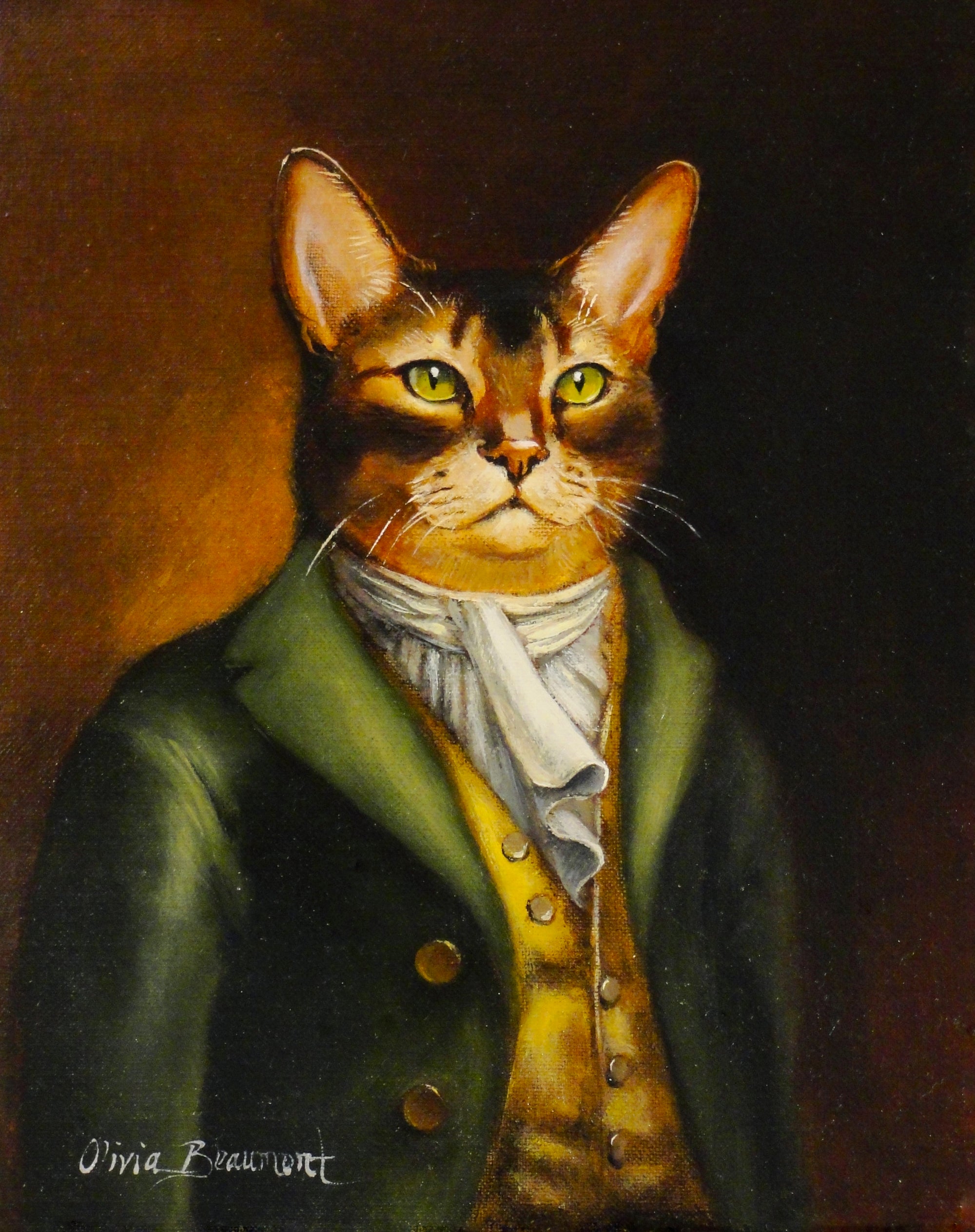 Mr. Knightly - cat print