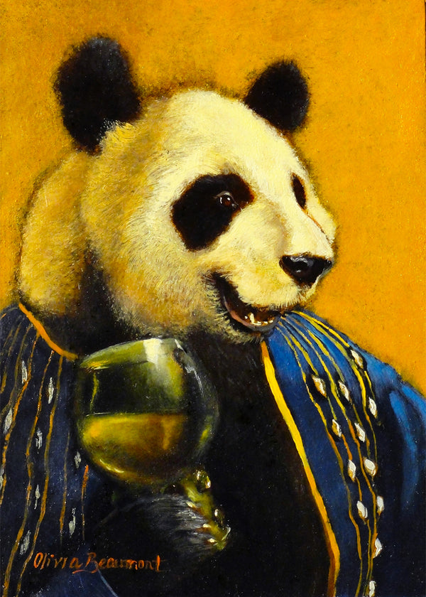 October Ale October Ale - panda print - Olivia Beaumont Fine Art