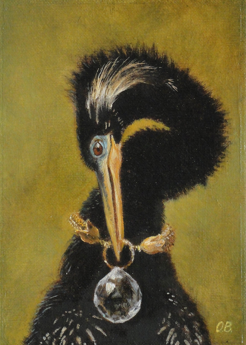 One Small Ostentation - anhinga print