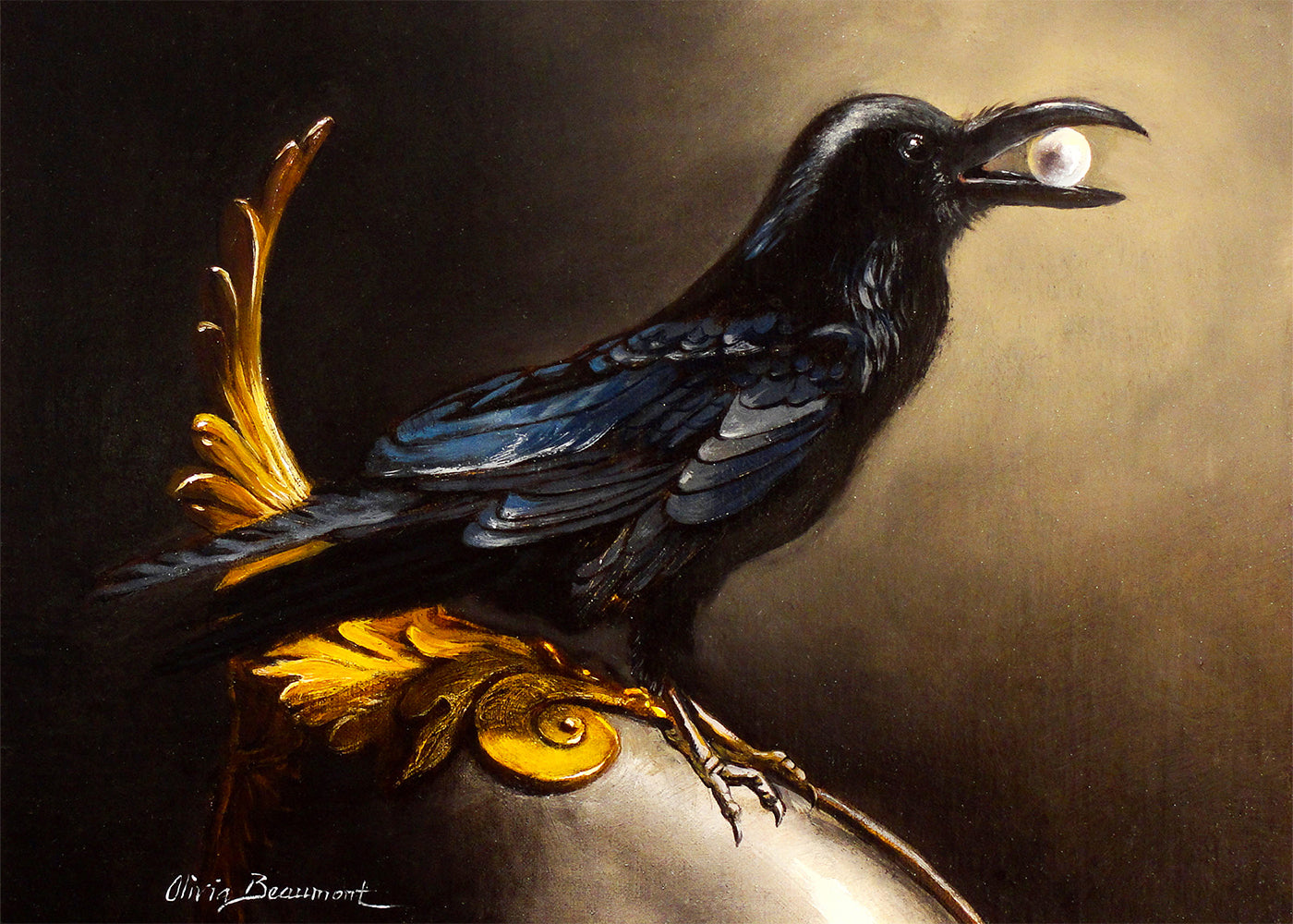 Poet's Pet - raven prints
