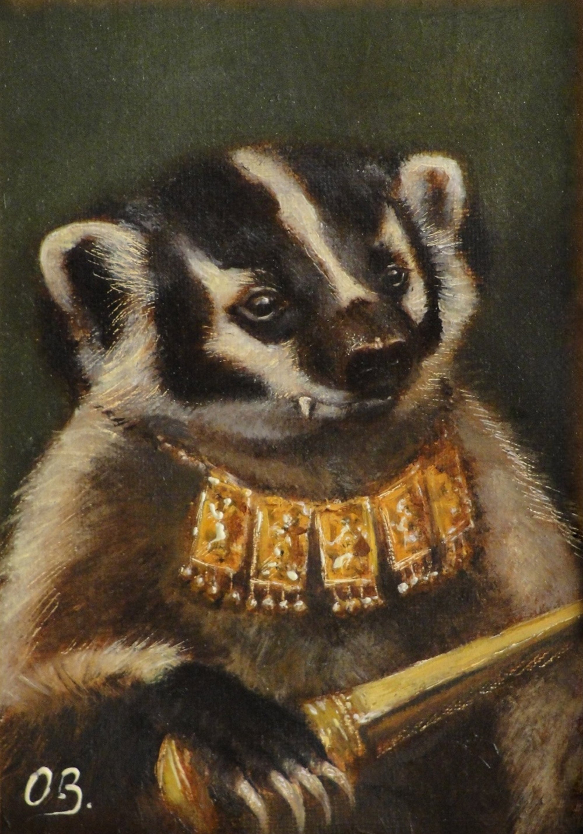 Portrait of a Young Tiger-Hunter - badger prints