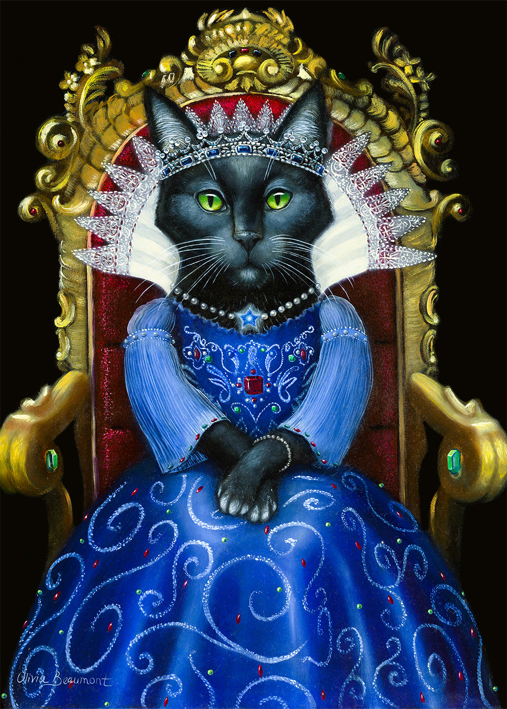 Queen Pookie - cat prints