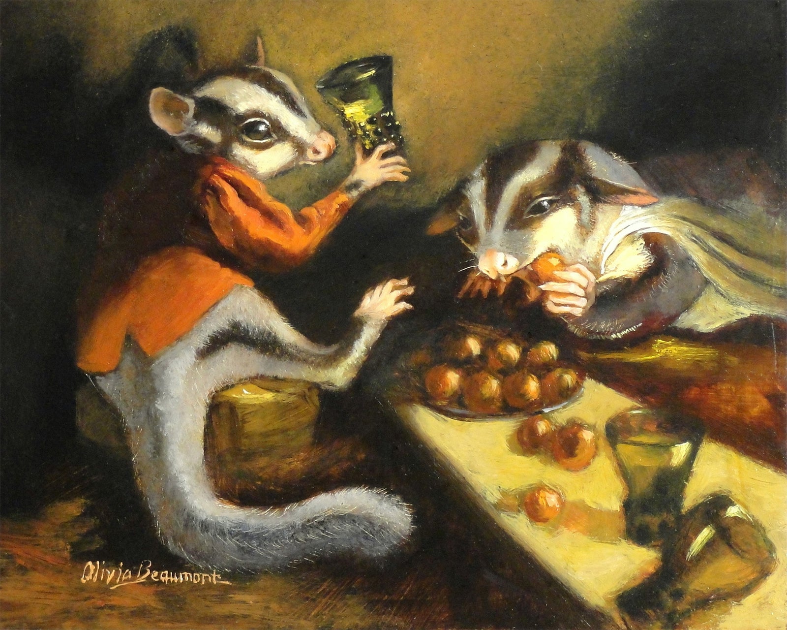 Ravish the Goblet - sugar glider print