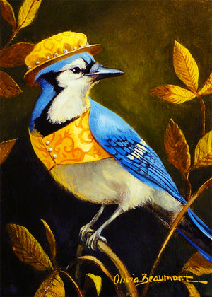 Ryker Jay - blue jay bird prints