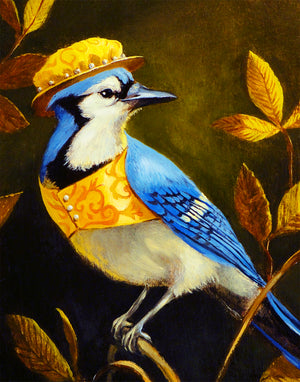 Ryker Jay - blue jay bird prints