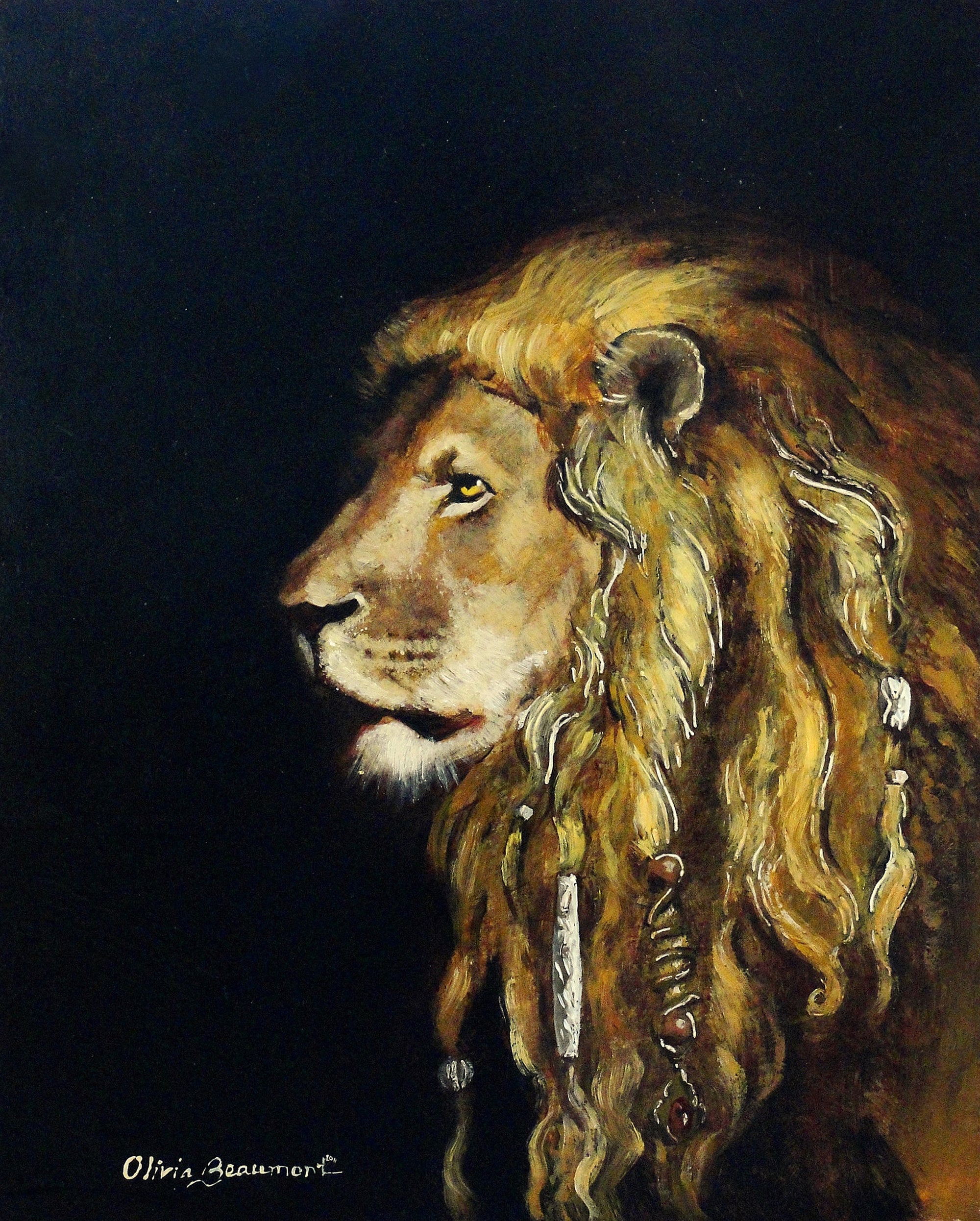 Samson - lion print