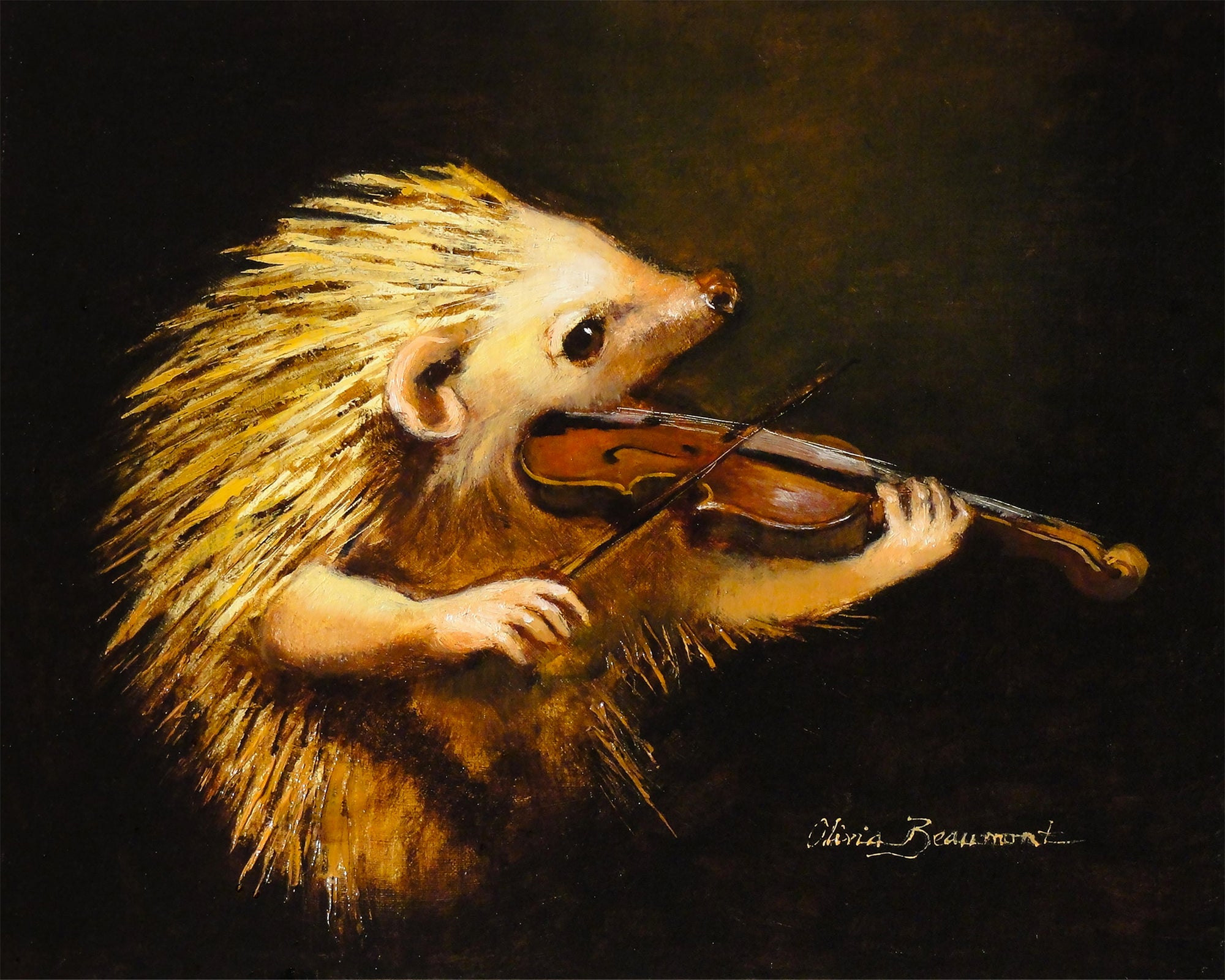 Serenade - hedgehog prints