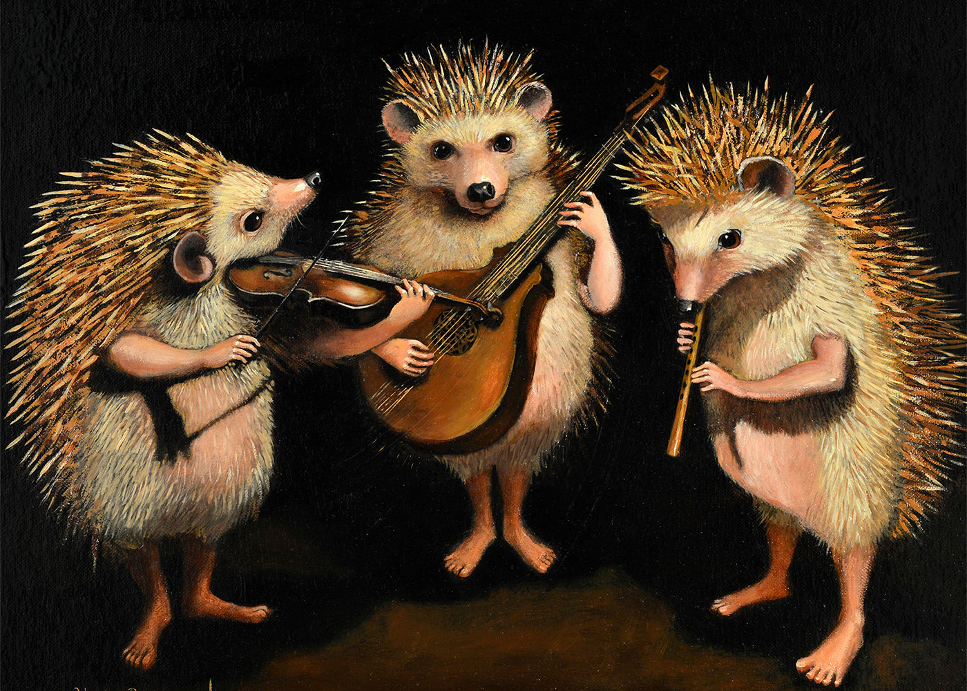 The Hoggens Brothers - hedgehog prints