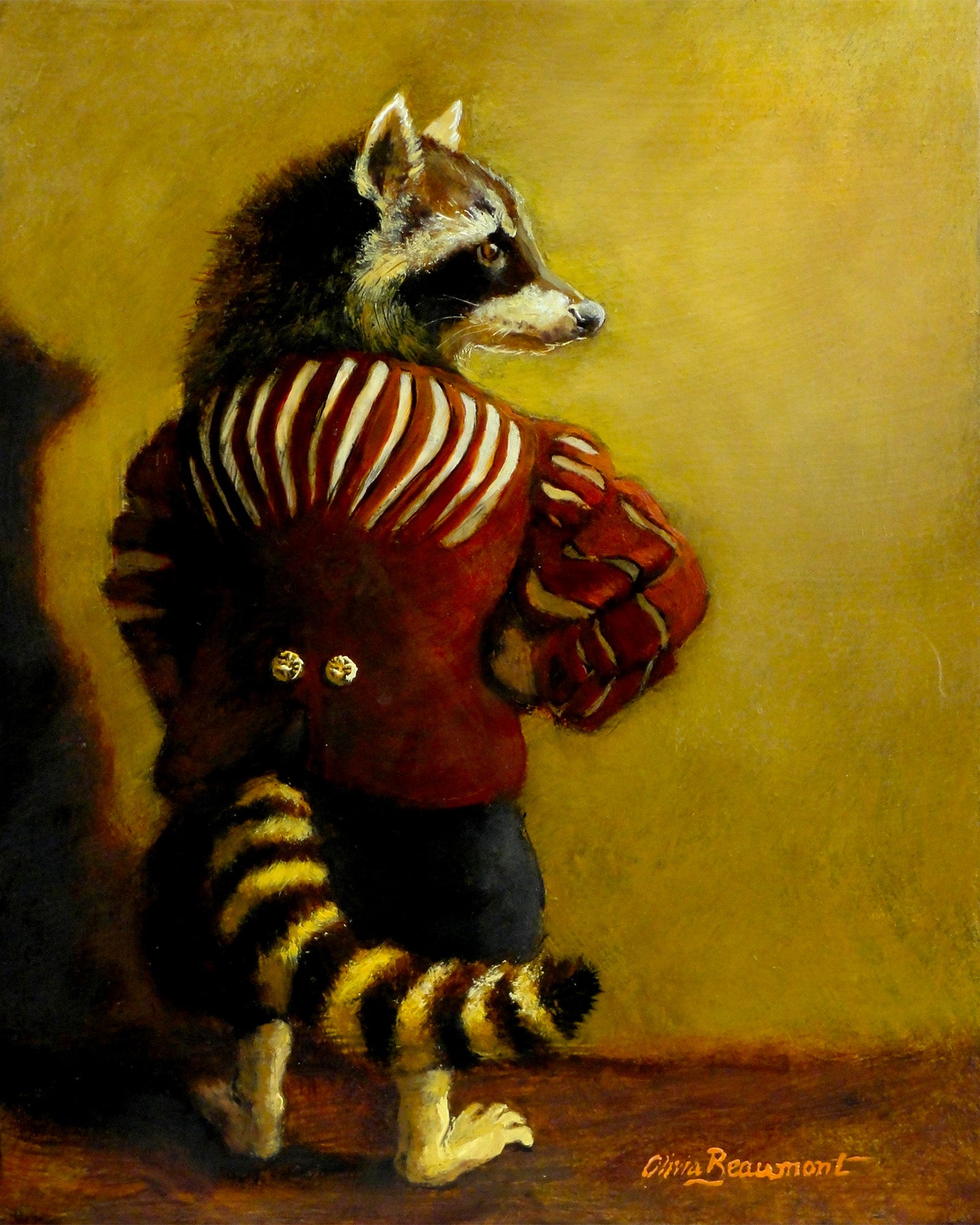 Titus - raccoon print