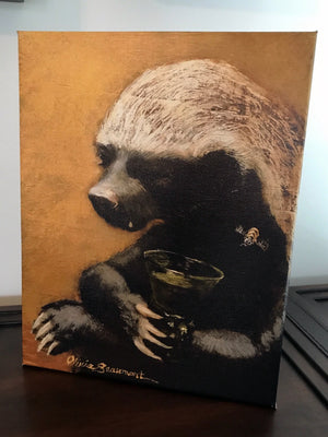 Half a Flagon - honey badger prints
